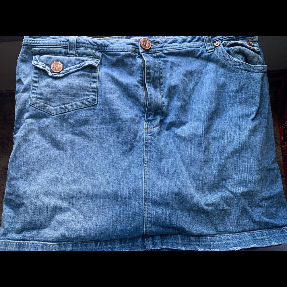 Jean Skirt Medium Wash